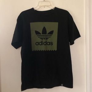 Adidas Original Olive Green and Black Shirt